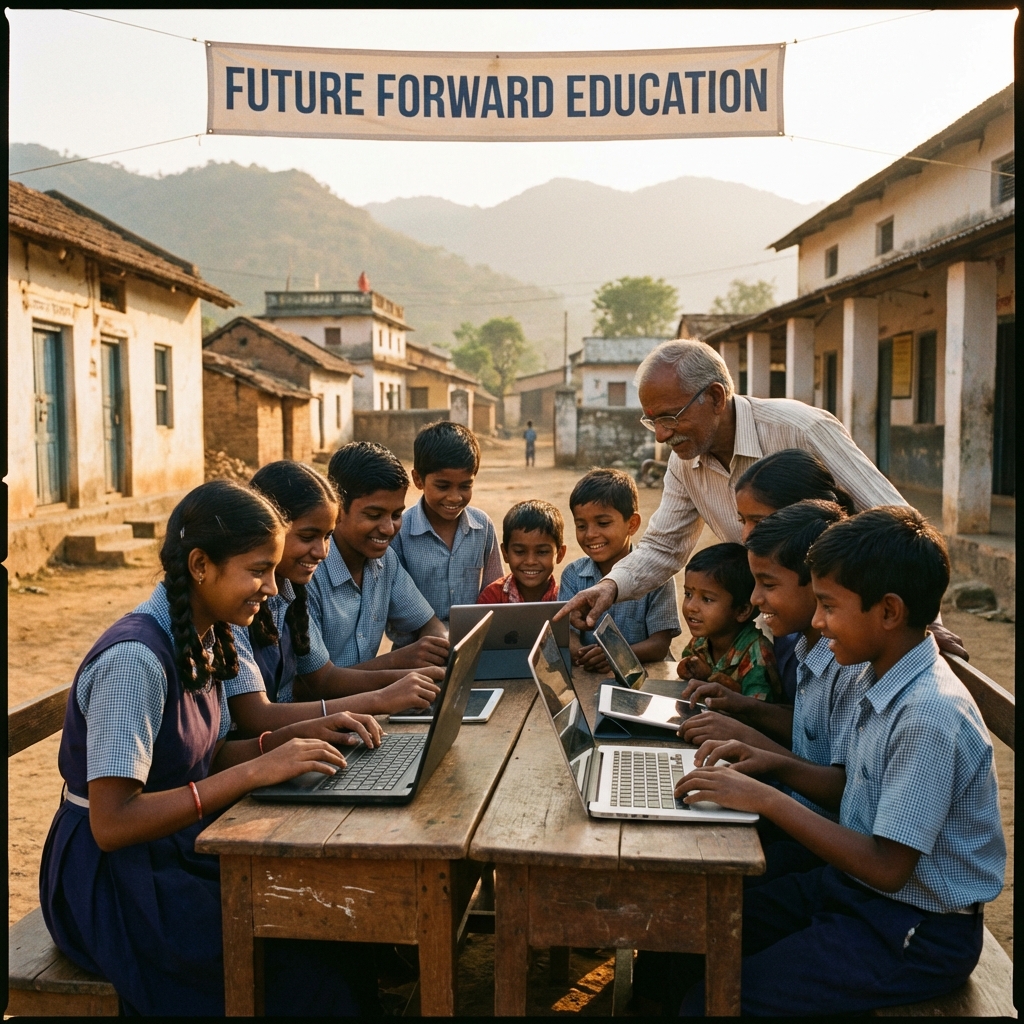 Students Learning in Basti